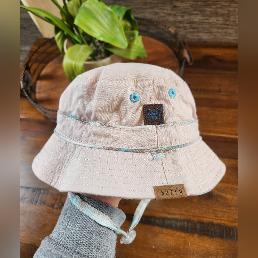 Dozer Baby Sun Hat Reversible design